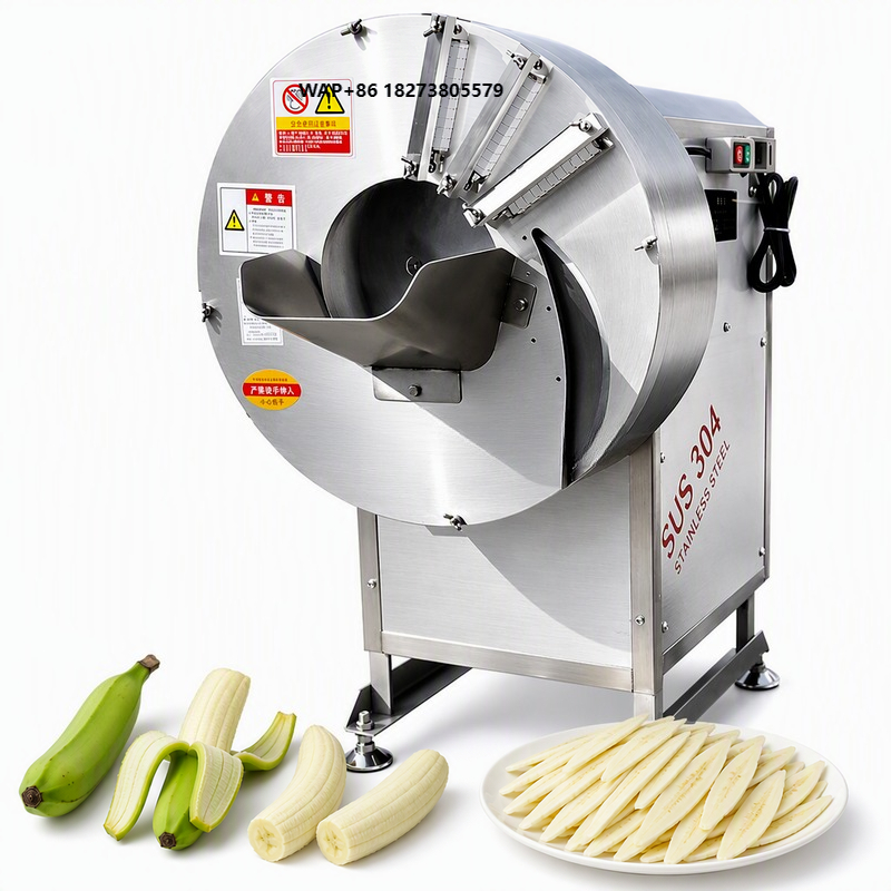 Food Slicer Machine Stainless - Hachoir, trancheuse et râpe multifonctionnel en
