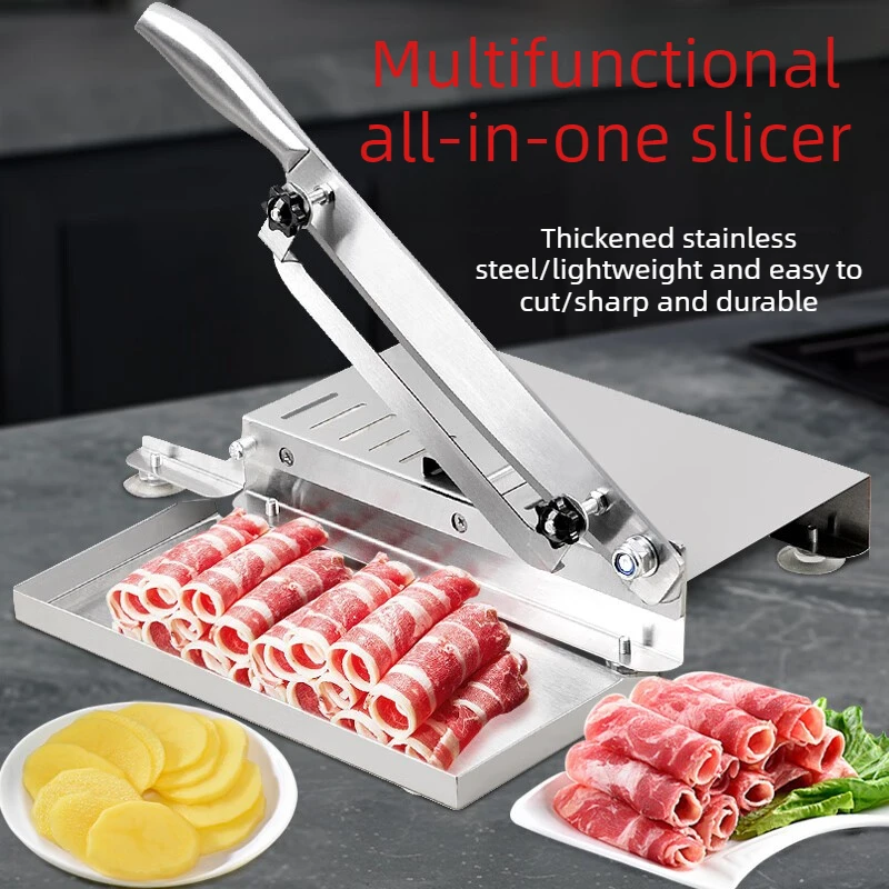 Frozen Meat Slicer Manual - Trancheuses manuelles en acier inoxydable pour