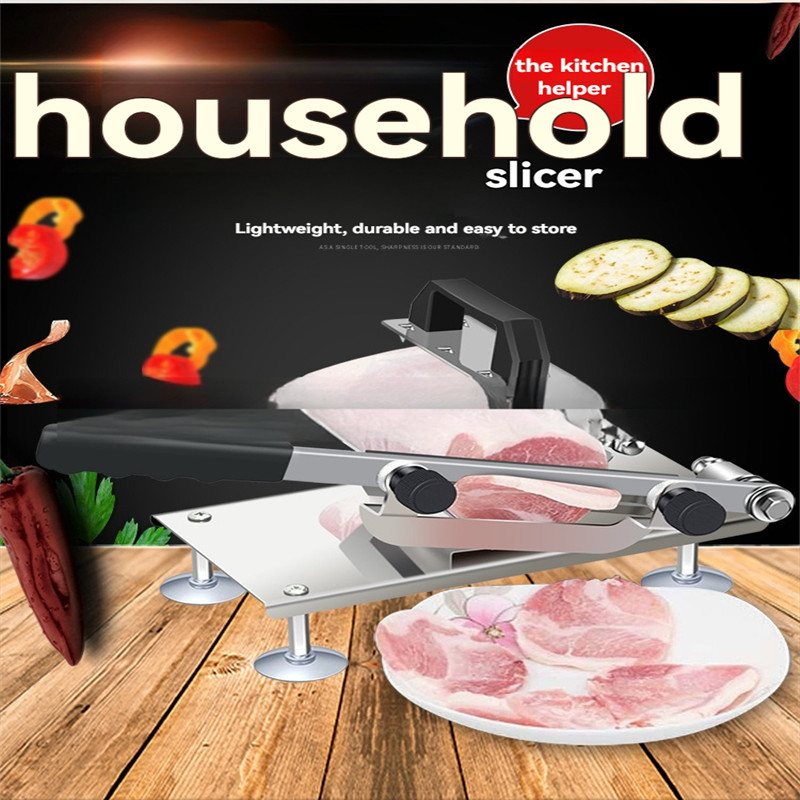Frozen Meat Slicer Manual - Couteau de coupe d'os en tranches,