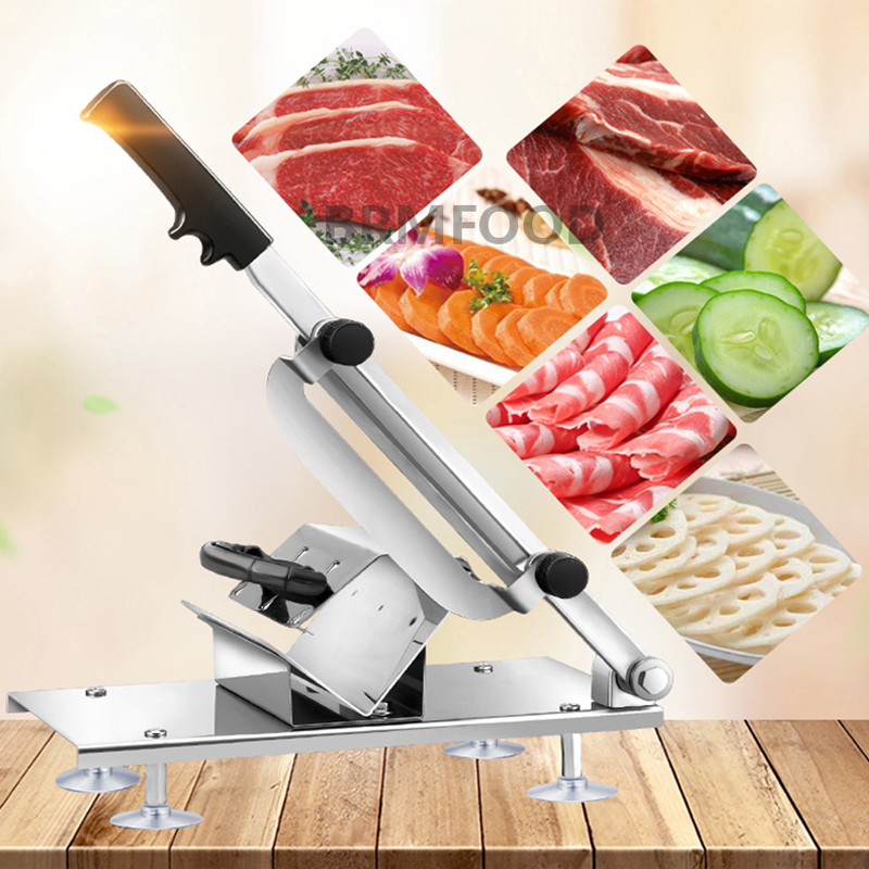 Trancheuse de viande de saucis - Frozen Meat Slicer Manual avis et prix