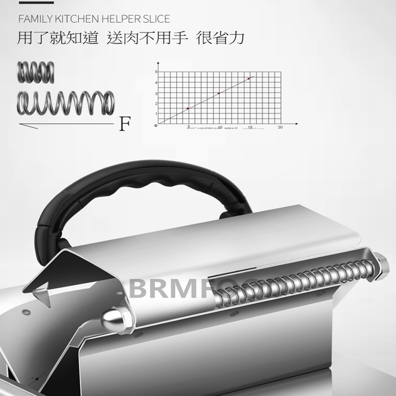Trancheuse de viande de saucis - Frozen Meat Slicer Manual avis et prix