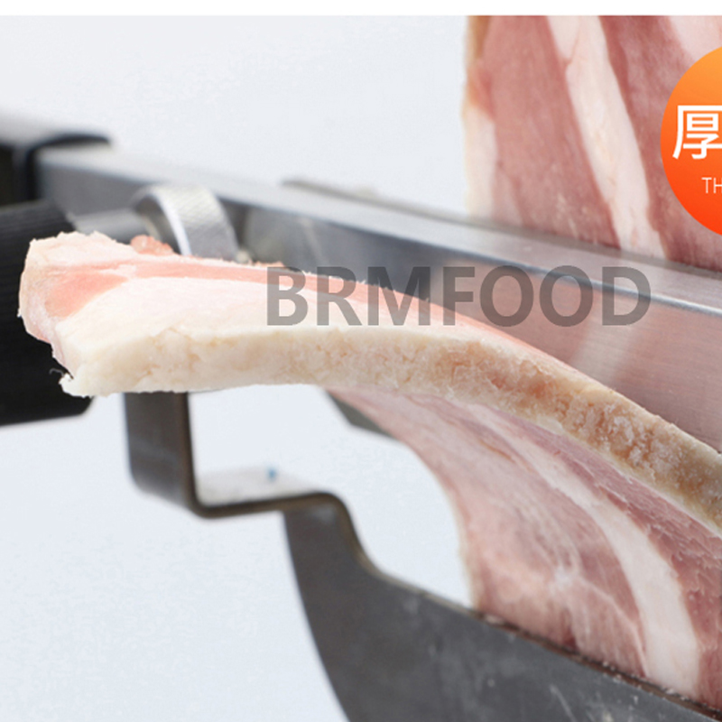 Trancheuse de viande de saucis - Frozen Meat Slicer Manual avis et prix