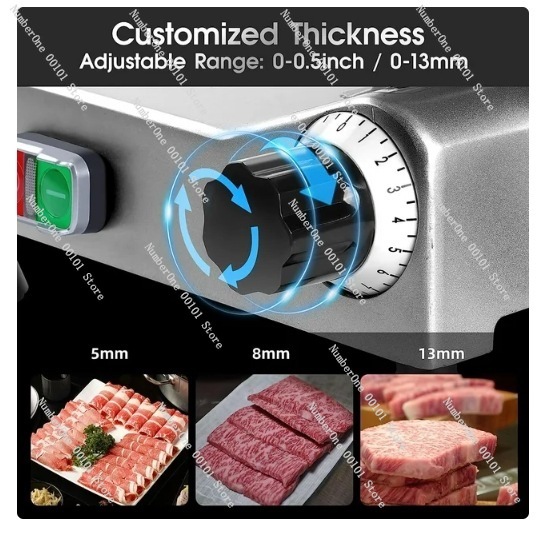 Trancheuse semi-automatique de - Commercial Meat Slicer 10 Inch avis et prix