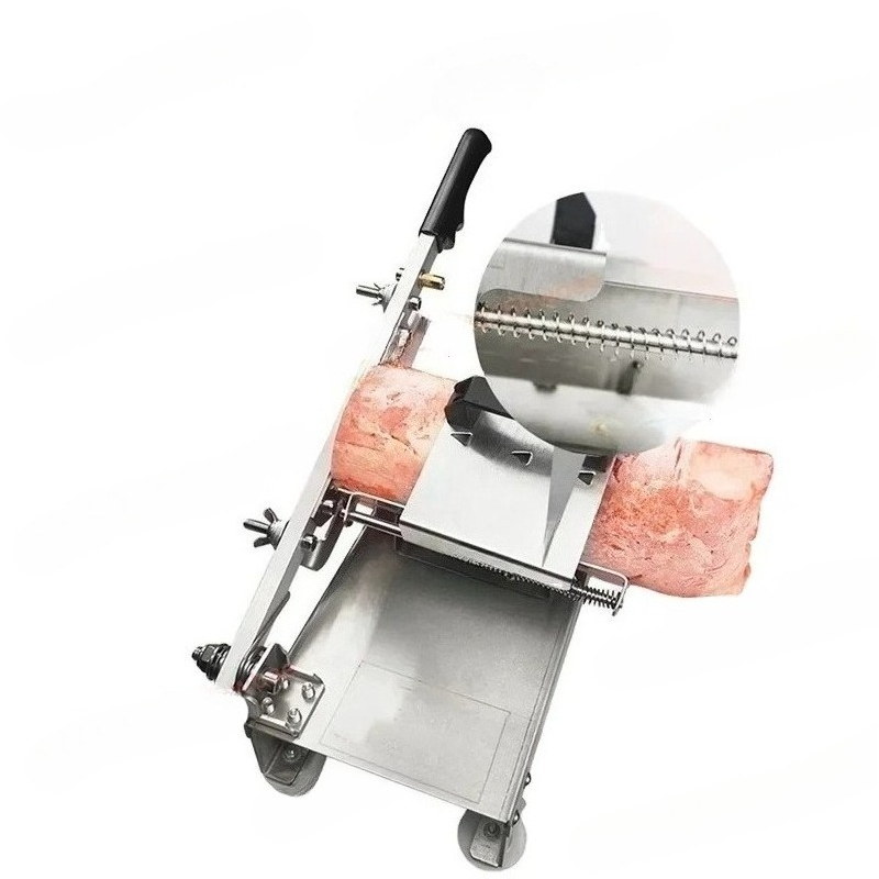 Trancheuse manuelle pour roule - Frozen Meat Slicer Manual avis et prix