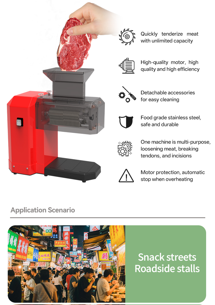 Machine à attendrir la viande  - Meat Tenderizer Machine Electric avis et prix