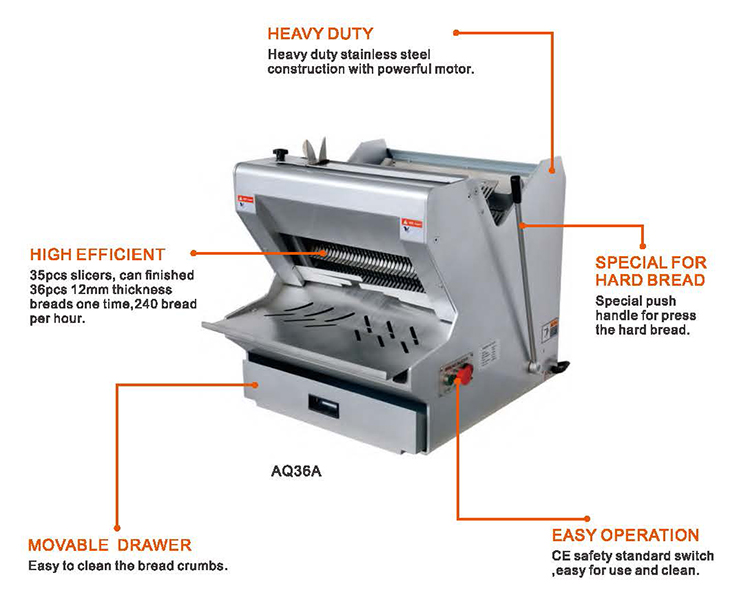 Trancheuse à pain électrique p - Commercial Bread Slicer Electric avis et prix