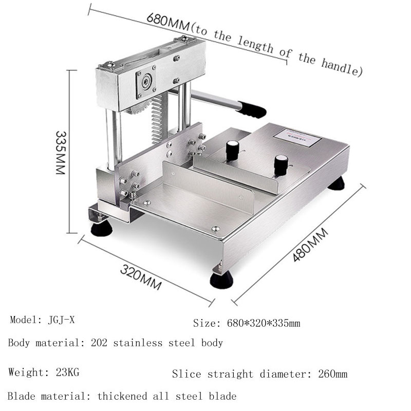 Outil de découpe manuel pour l - Frozen Meat Slicer Manual avis et prix