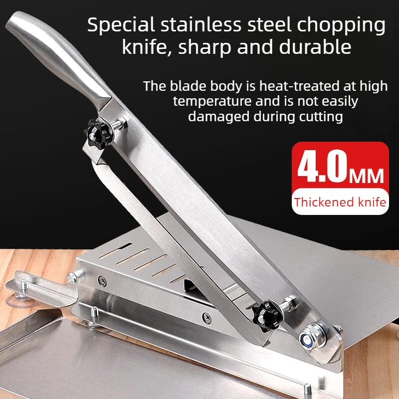 Trancheuses manuelles en acier - Frozen Meat Slicer Manual avis et prix