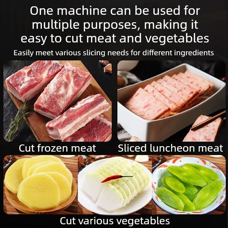 Trancheuses manuelles en acier - Frozen Meat Slicer Manual avis et prix