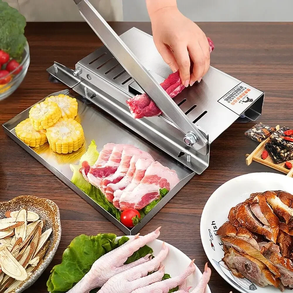 Trancheuse d'agneau manuelle d - Frozen Meat Slicer Manual avis et prix