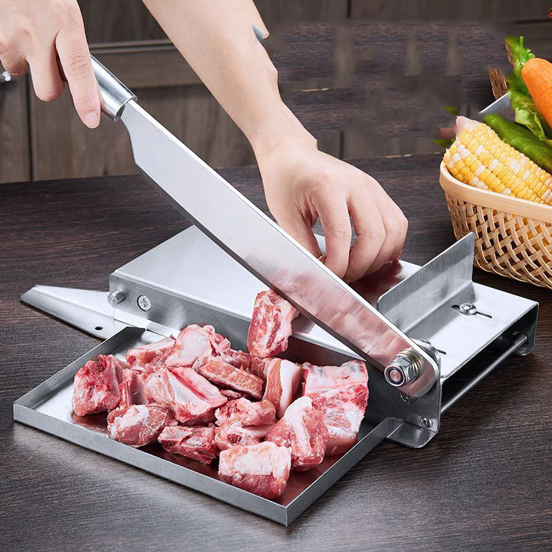 Trancheuse manuelle de cuisine - Frozen Meat Slicer Manual avis et prix